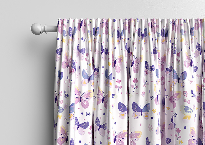 Butterfly Garden, Enchanting Purples - Made to Measure Curtains - Image 9